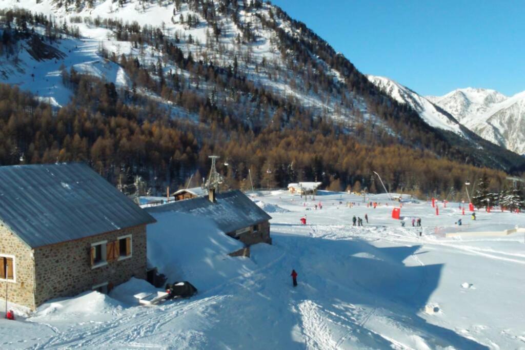 Appartement Studio Front De Neige, Acces Direct Aux Pistes Isola 2000 Kültér fotó